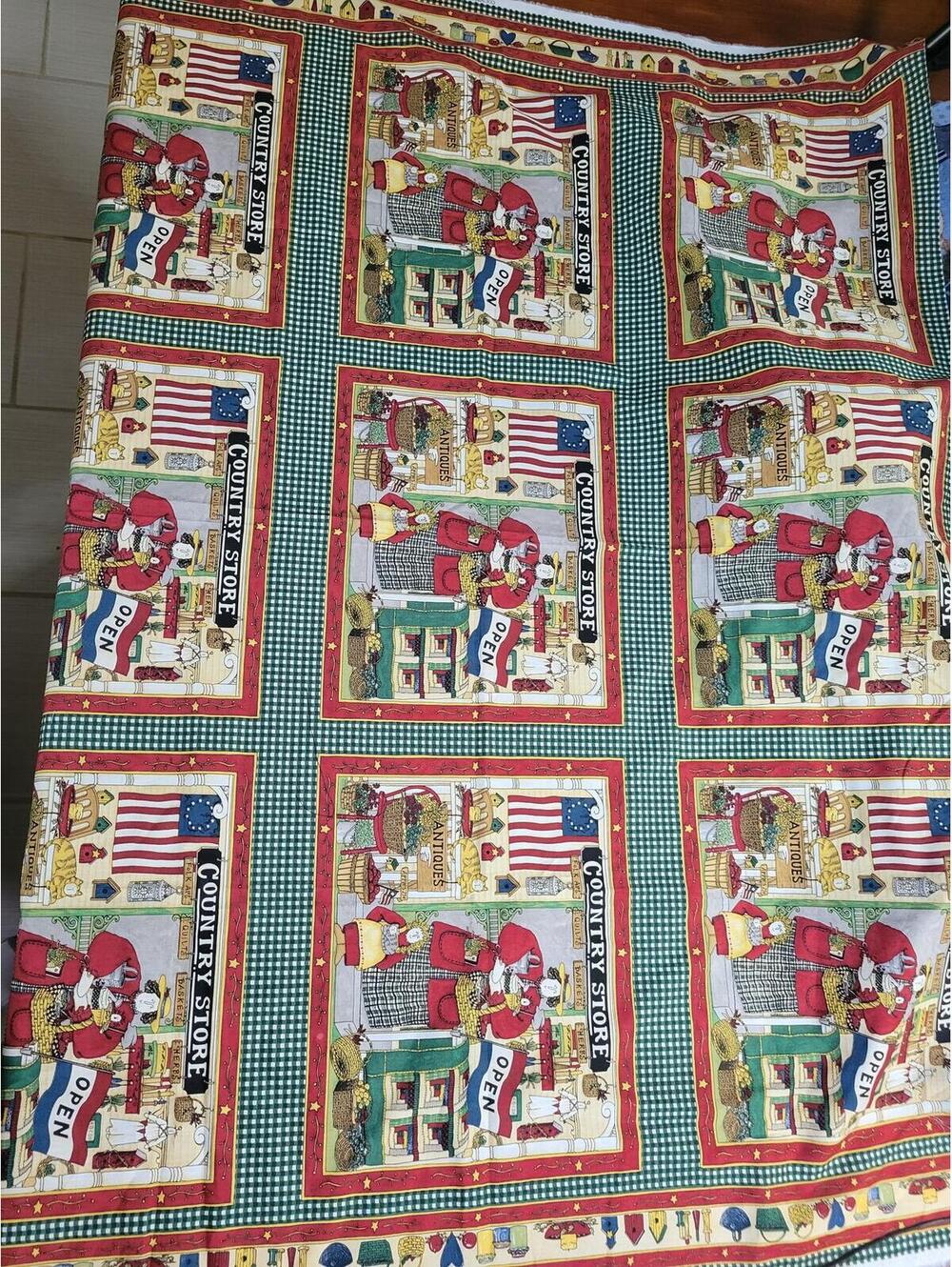 Moda Country Store Fabric Panel by Deb Strain 36 x 44